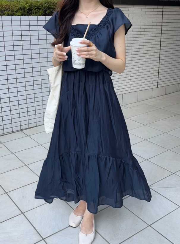 シアードッキングティアードワンピース[dk1064] | レディース