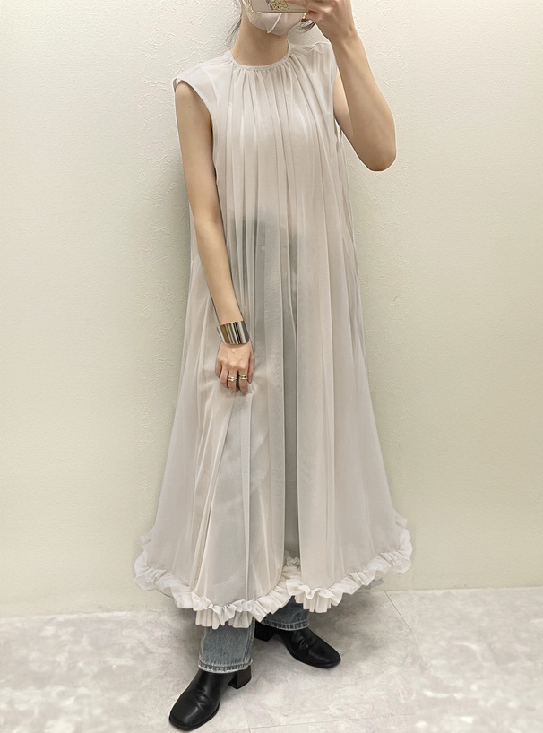 チュールフリルワンピース[zi434] | レディースファッション通販の