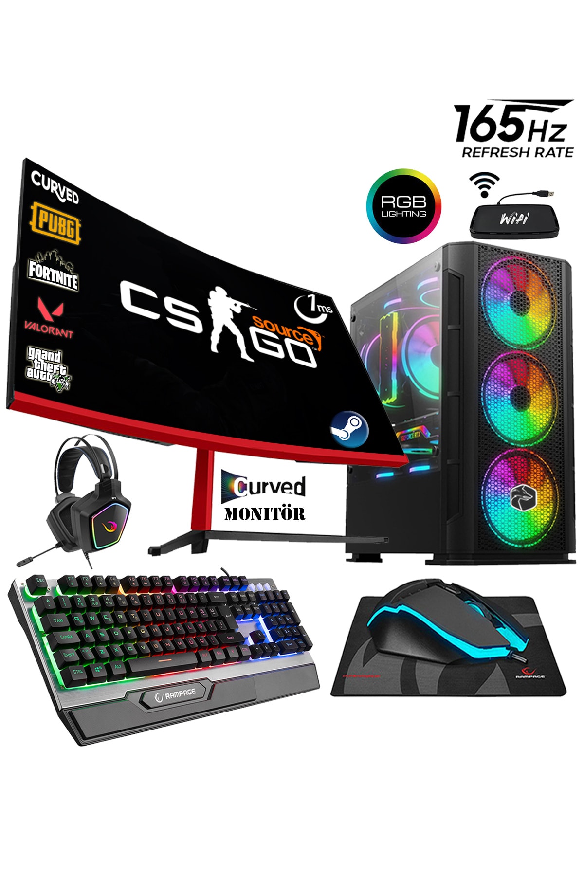 Zeiron Sp49 I5-10400f 16gb 1 Tb Ssd + 500gb Hdd Gtx 1050ti 4gb