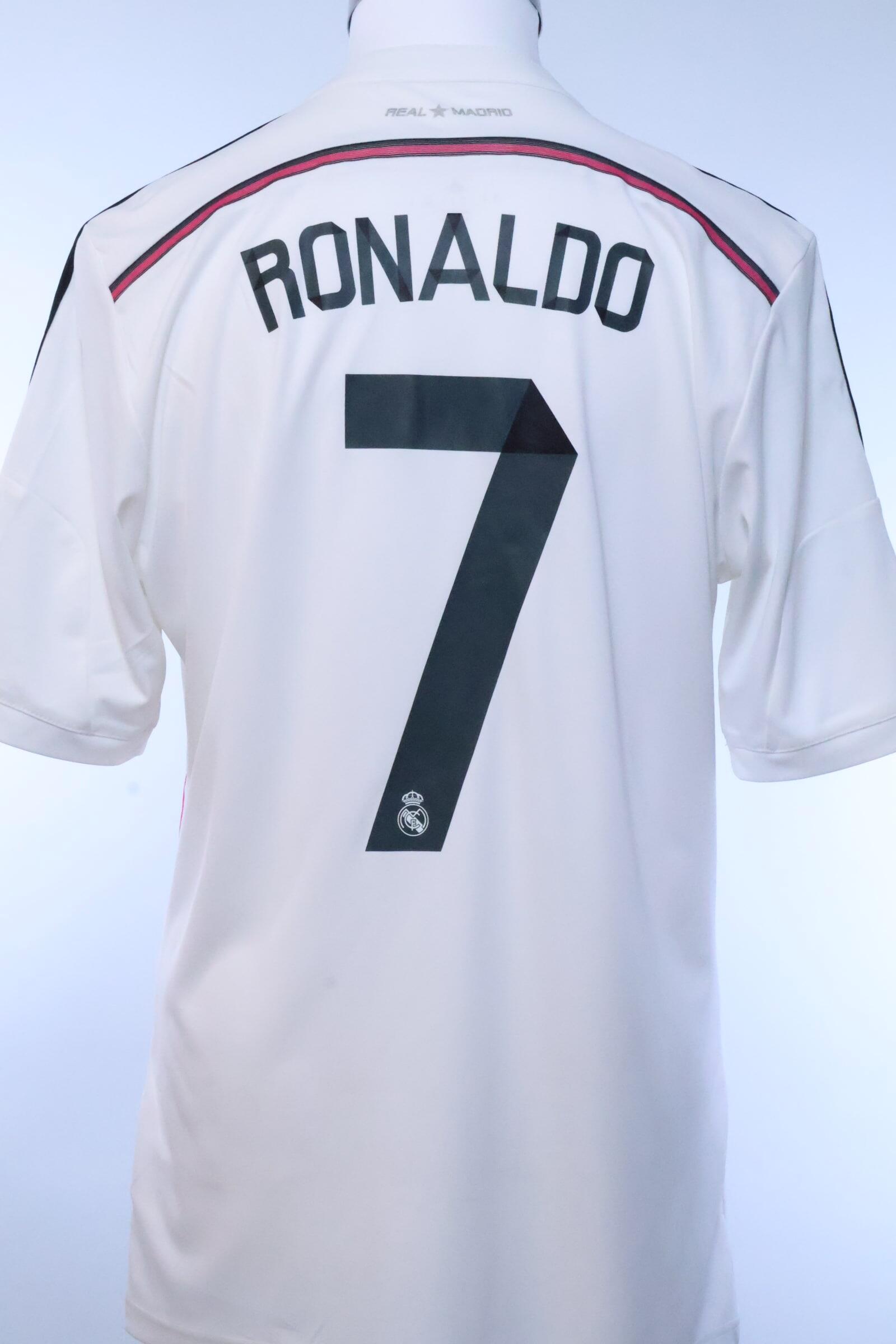 Real Madrid 2014/15 Ronaldo #7 Home Shirt - M