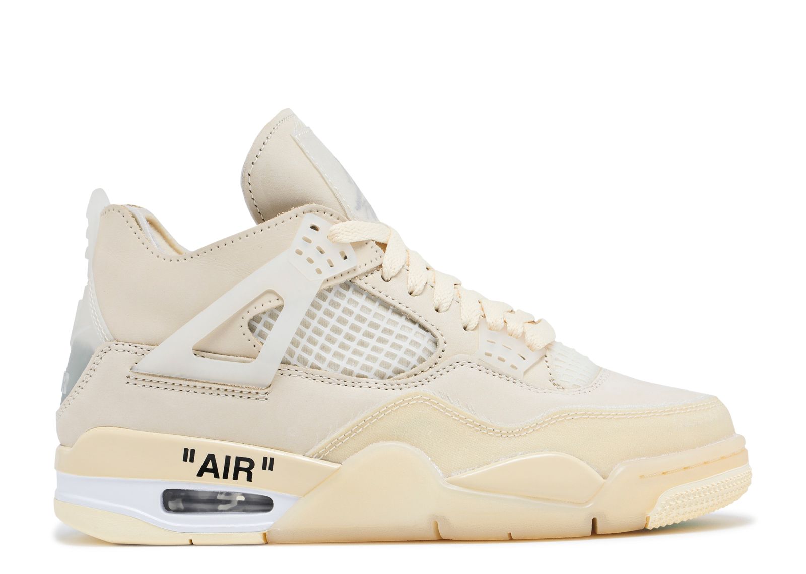Off White X Wmns Jordan 4 Retro SP 'Sail' - Air Jordan - CV9388