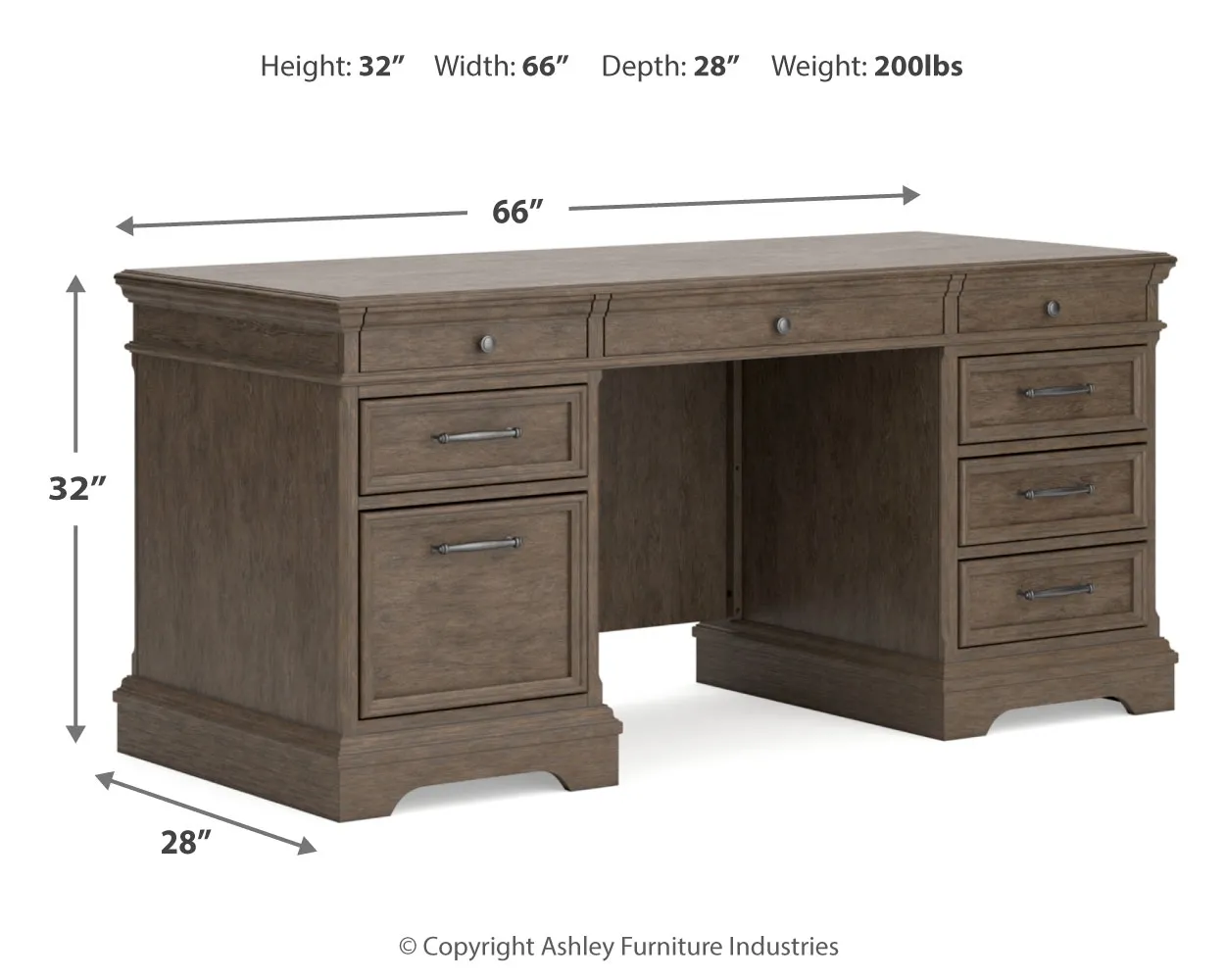 Unavailable: Janismore Home Office Desk NIS837478720 by Ashley