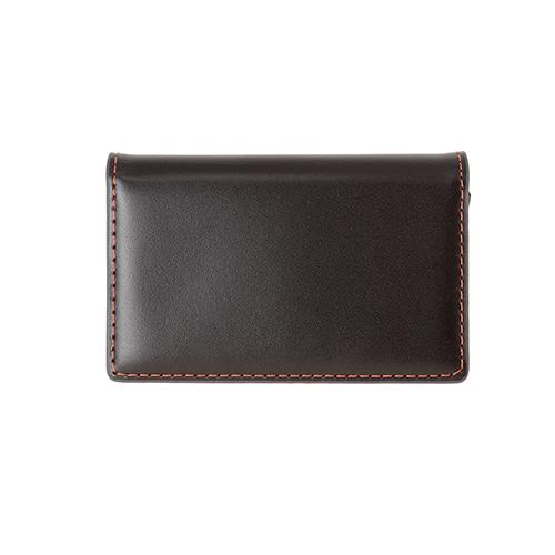 ハンズオリジナル 牛革製ベーシック名刺入れ ダークブラウン｜【ハンズ
