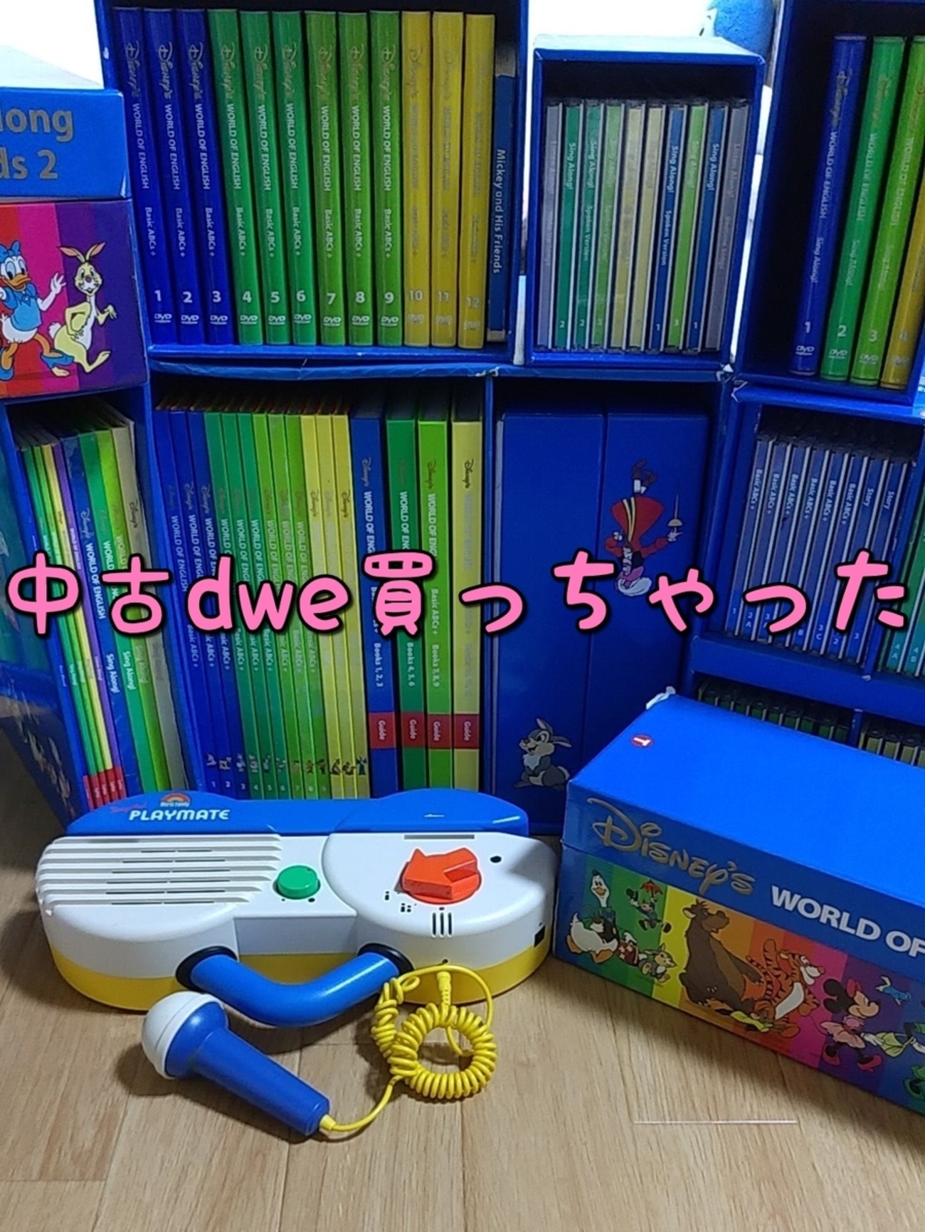 中古購入】ほぼフルセット！？dwe(ディズニー英語システム)を購入