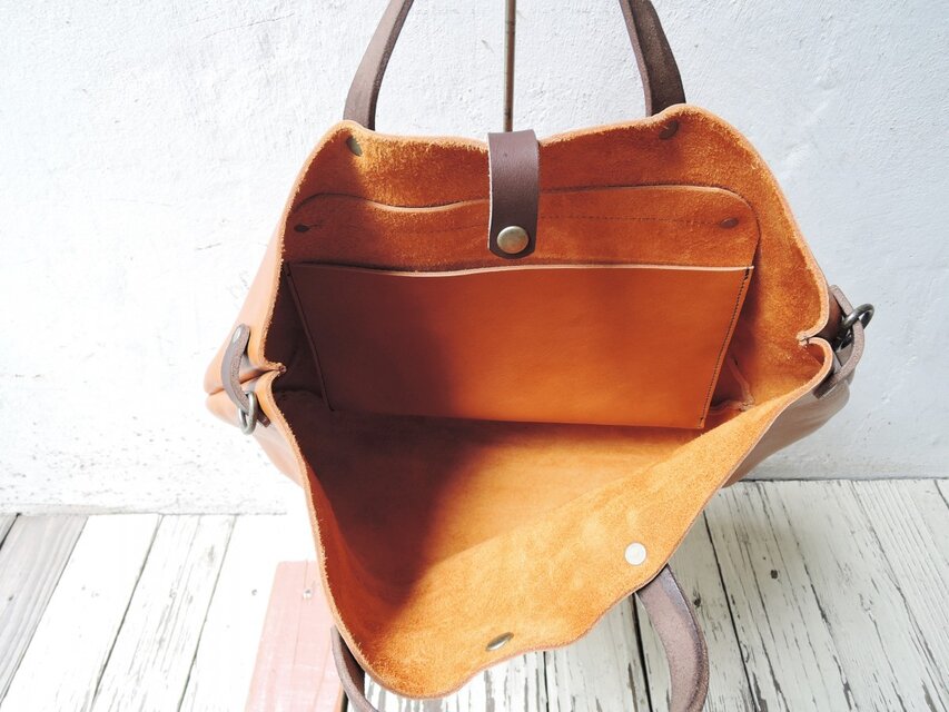 ORZO】神戸 トート ショルダー 2way BAG (M) キャメルOR314M | iichi