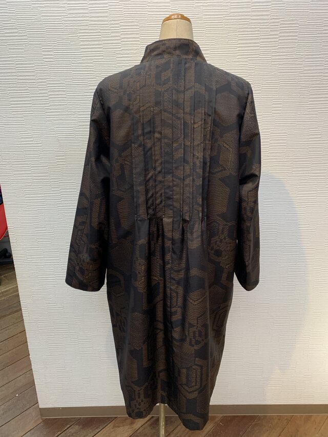 コート（着物リメイク）（大島） | iichi 日々の暮らしを心地よくする