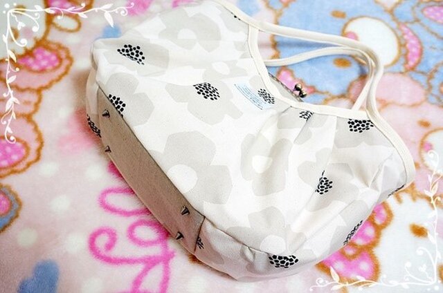 受注製作】大きめ あおりがま口グラニーバッグ | iichi 日々の暮らしを