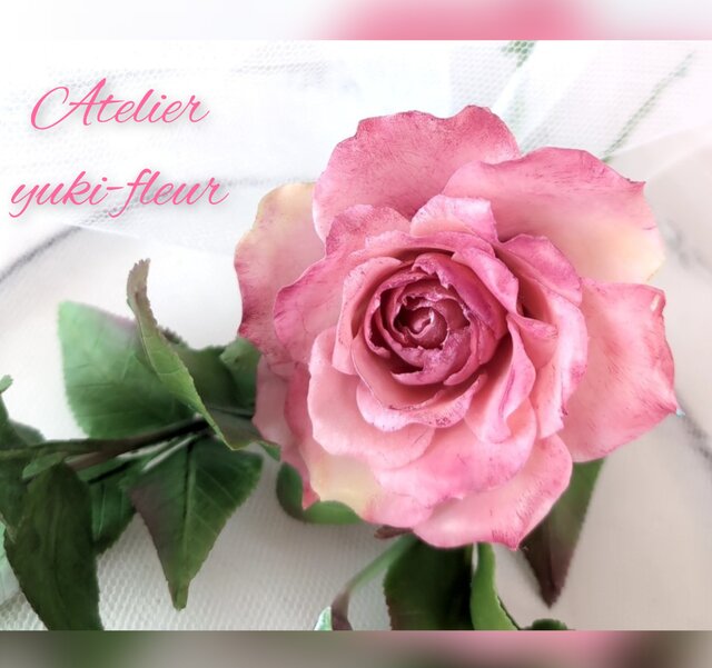 ☆クレイフラワー作品（薔薇・ハロウィン3本)☆ | iichi 日々の暮らし