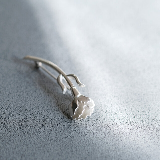 一輪 フラワー ブローチ シルバー925 | iichi 日々の暮らしを心地よく