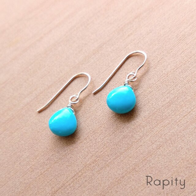 14kgf☆天然石スリーピングビューティーターコイズ（マロンカット