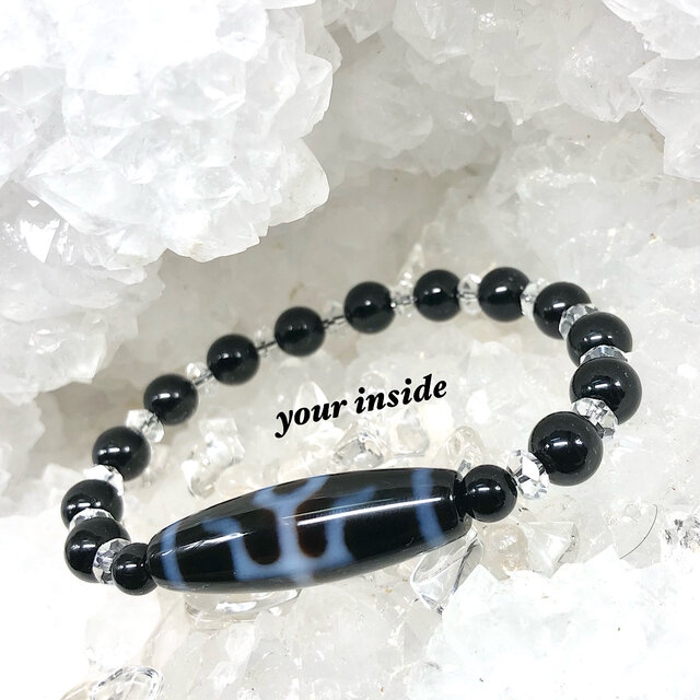 大人天珠 天然石ブレスレット | iichi 日々の暮らしを心地よくする