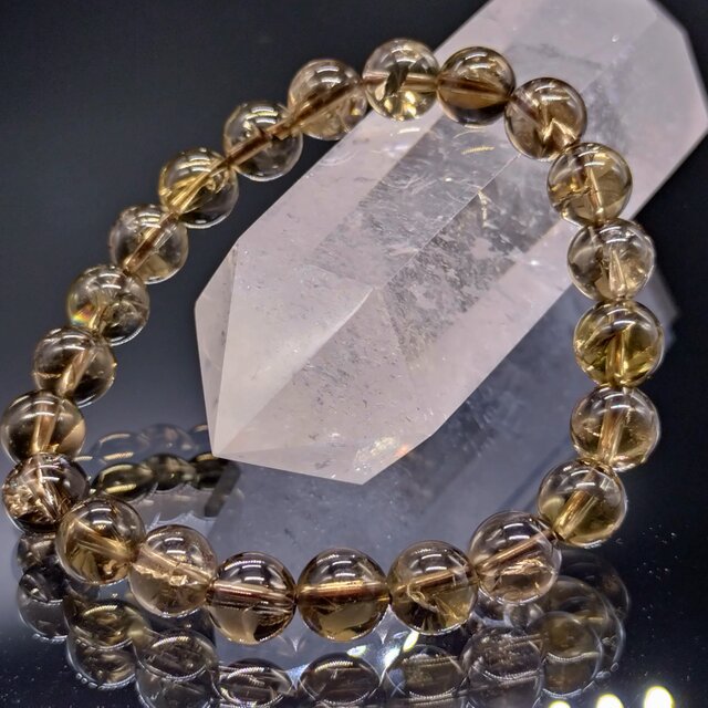 アイリススモーキークォーツ(虹煙水晶)・8mm・ブレスレット | iichi