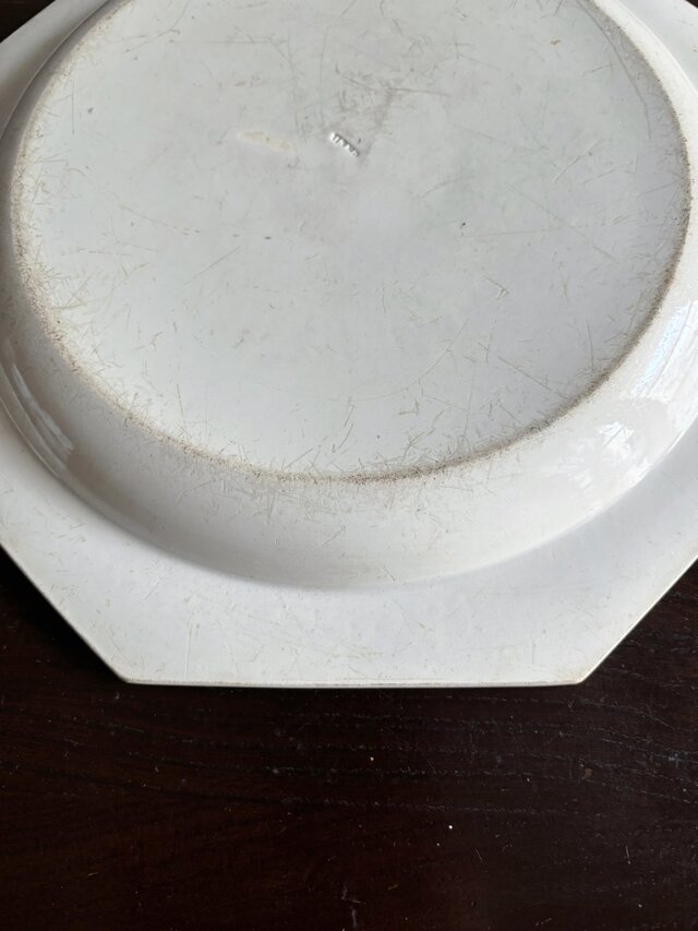 CREIL 刻印 クレイユ ファイアンスフィーヌ オクトゴナル ダイヤ