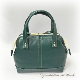 レザー：がま口財布/ミニ（花刺繍） | iichi 日々の暮らしを心地よく