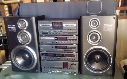 AIWA STRASSER カセット コンポ スピーカー チューナー アンプ TX-SF1