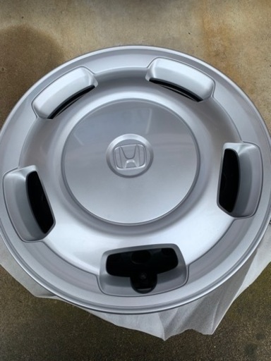 新車外し品 純正HONDA 14㌅ ホイールキャップ4枚と鉄ホイール4本