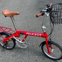 PEUGEOT 折りたたみ自転車(自転車)の中古が安い！激安で譲ります・無料
