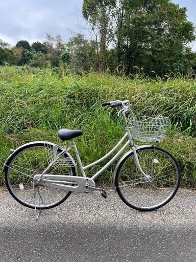 美品 27 インチ 自転車 軽快車 シティサイクル 名古屋市引き取り限定