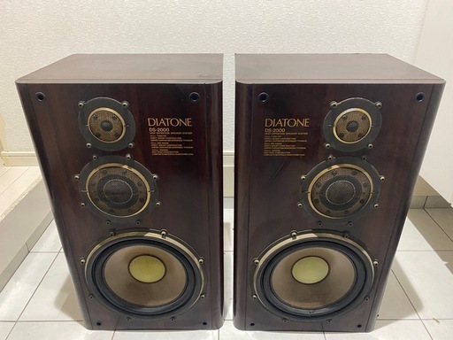 DIATONE DS-2000 スピーカー ペア現状品・未動作確認・ジャンク扱い