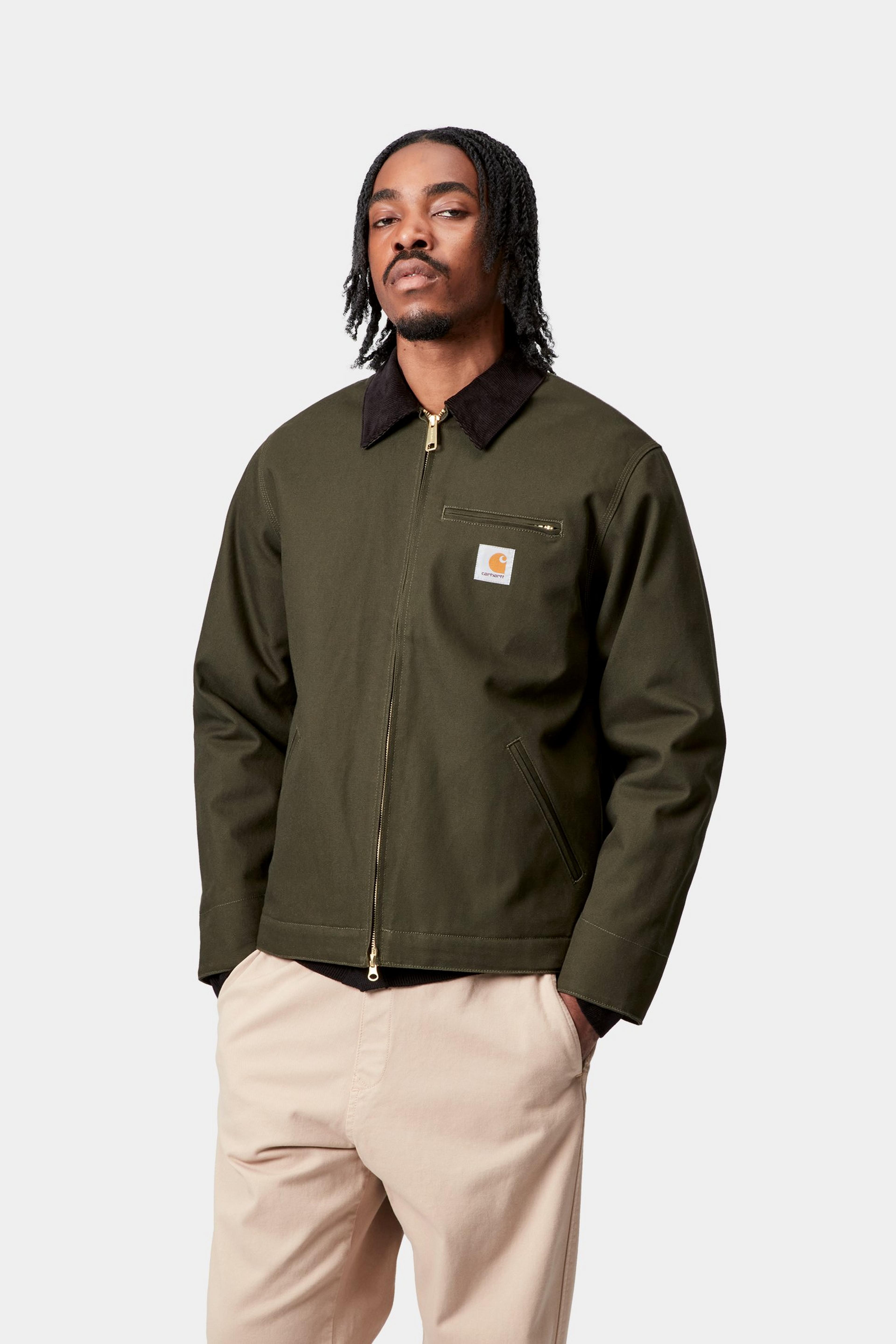 Carhartt WIP Detroit Jacket (Winter), Olive / Black | Official
