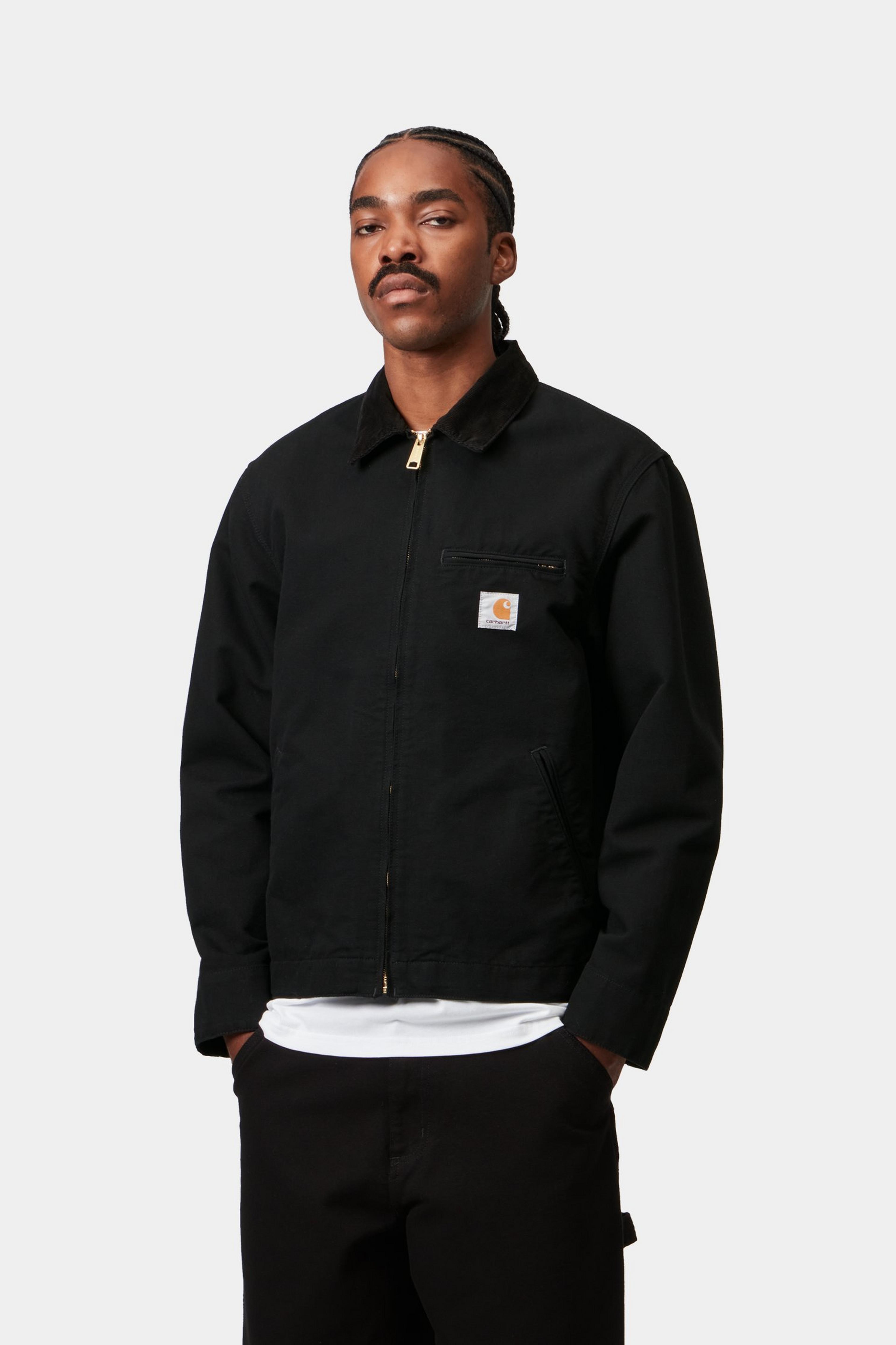Carhartt WIP Detroit Jacket (Summer), Black / Black | Official