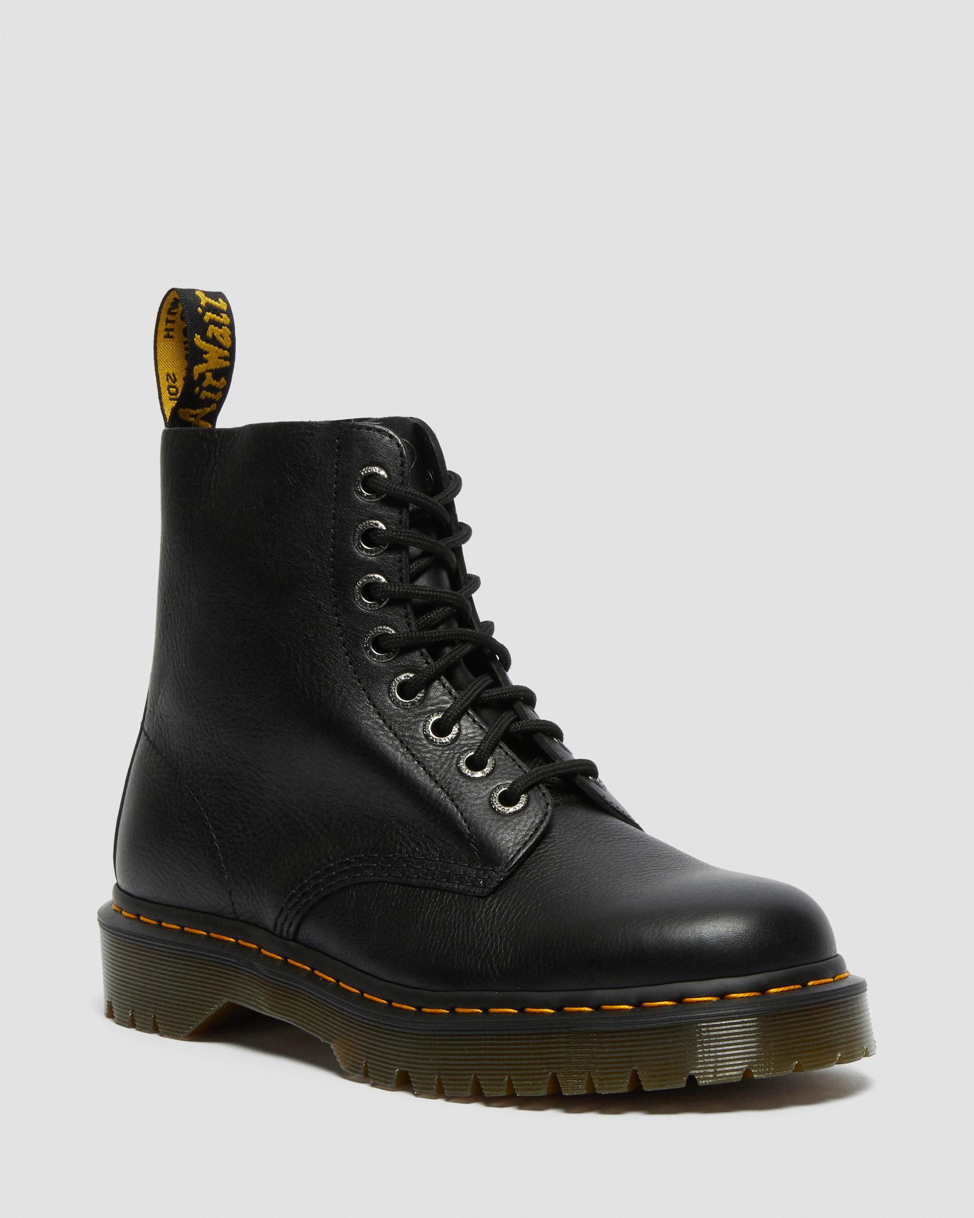Zebzag Laceless Slip On Leather Boots in Black | Dr. Martens