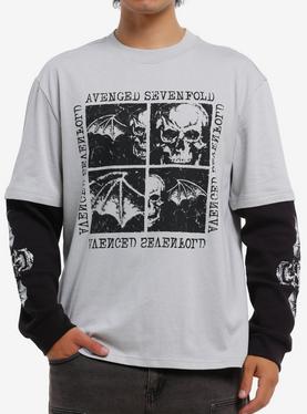 Avenged Sevenfold Deathbat Twofer Long-Sleeve T-Shirt | Hot Topic