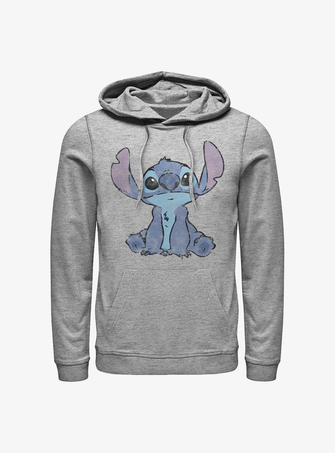 Disney Lilo & Stitch Simply Stitch Hoodie - GREY | Hot Topic