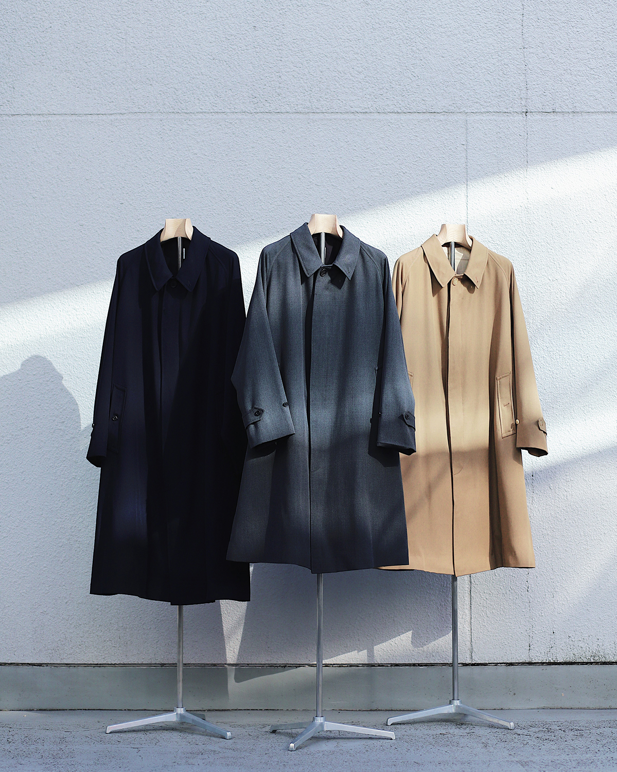 LEのバルカラーコートにウール素材が新登場