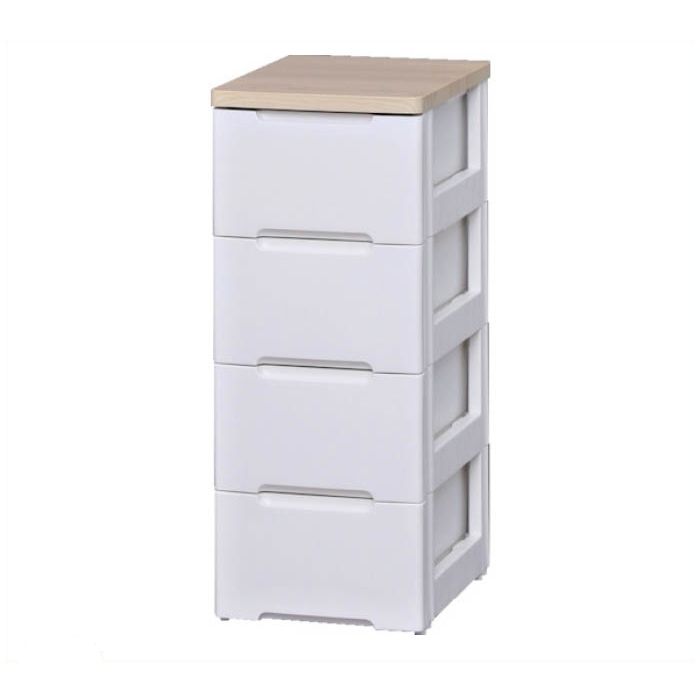 アイリスオーヤマ ウッドトップチェスト 4段 HG-324の通販｜チェスト