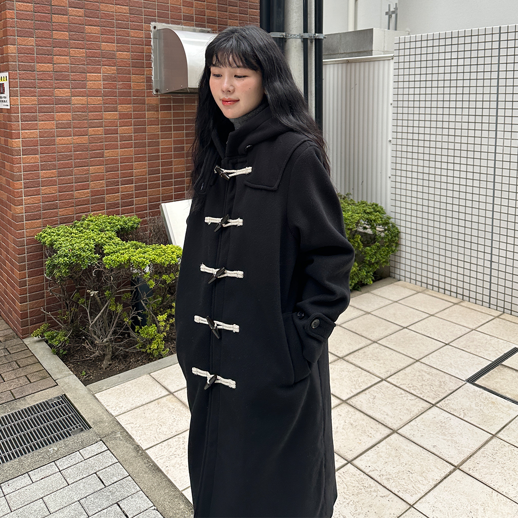 クレージュ courreges コート ダウン ダッフル クレージュ 黒 フード