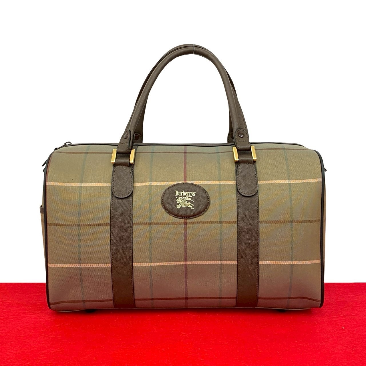 B (目立った傷や汚れなし)】BURBERRY バーバリー シャドーホース ロゴ