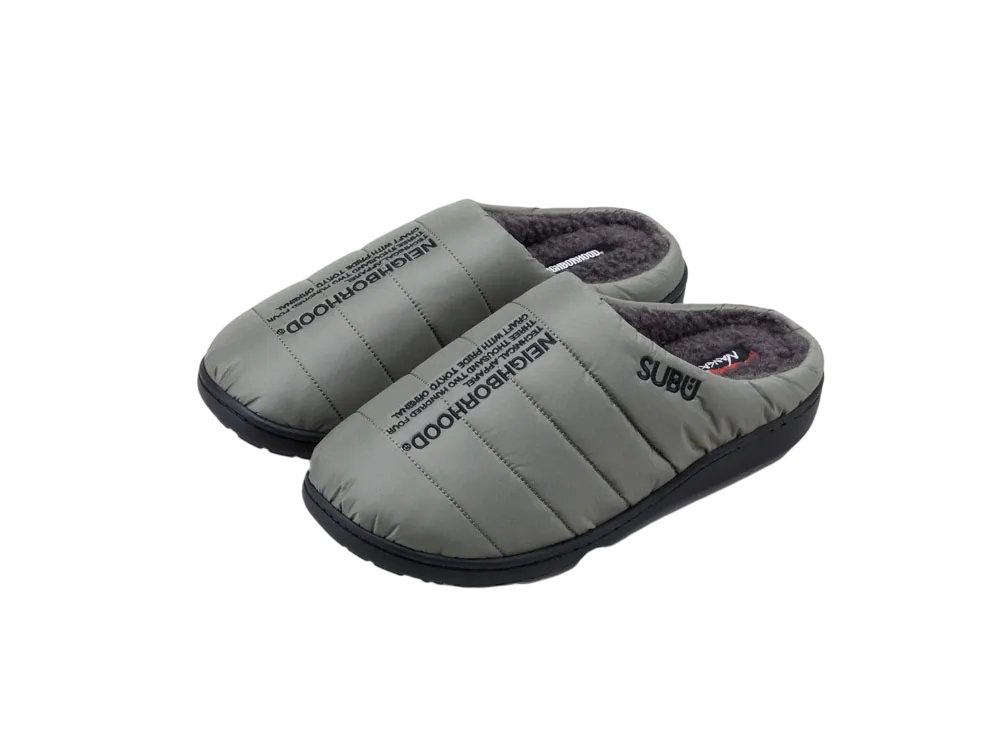 NEIGHBORHOOD x NANGA x SUBU Winter Sandals 