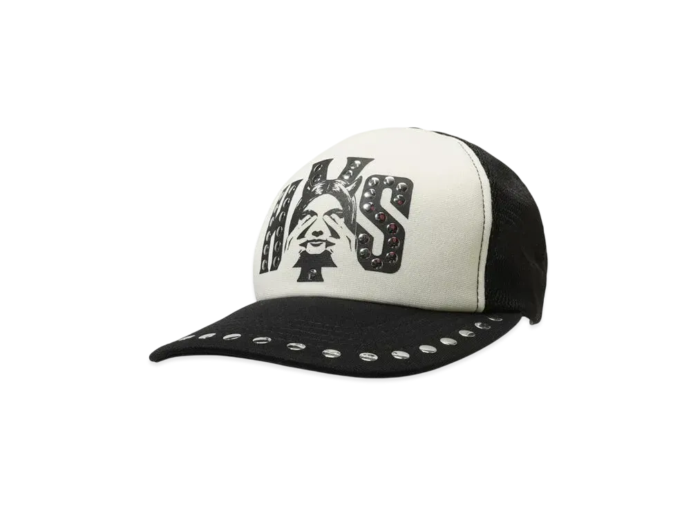 HYSTERIC GLAMOUR See No Evil Studded Mesh Cap 
