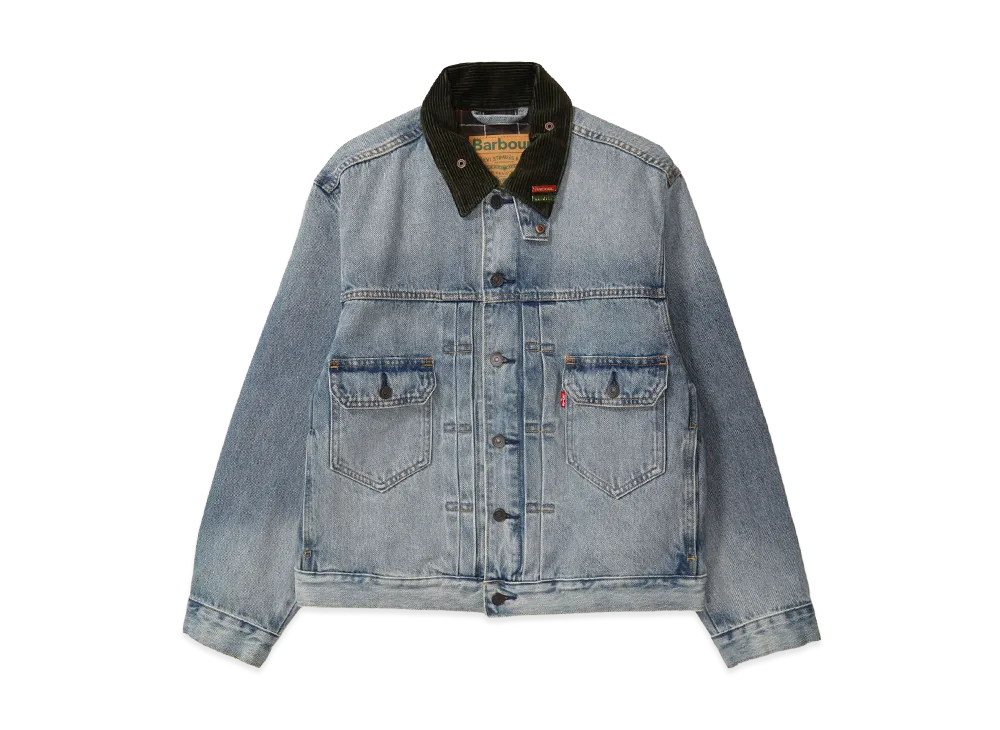 LEVI'S x Barbour Type II Denim Trucker 