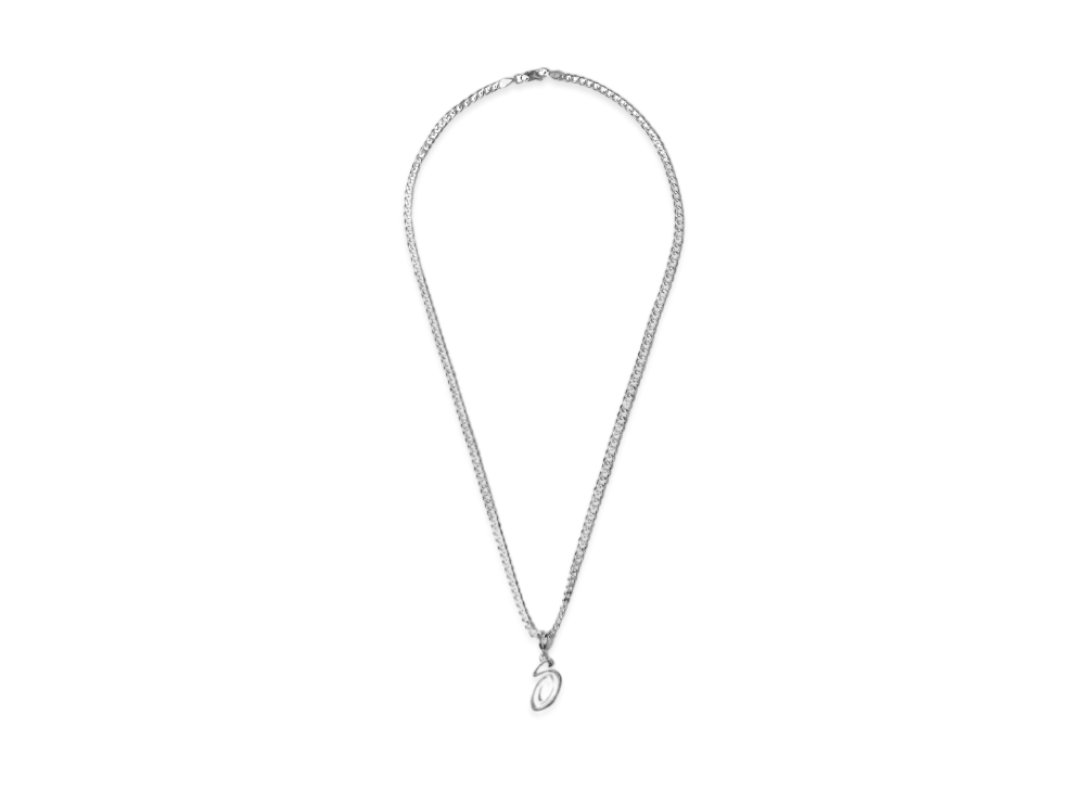 Stussy Spring 24 Jewelry Swirly S Chain Necklace 