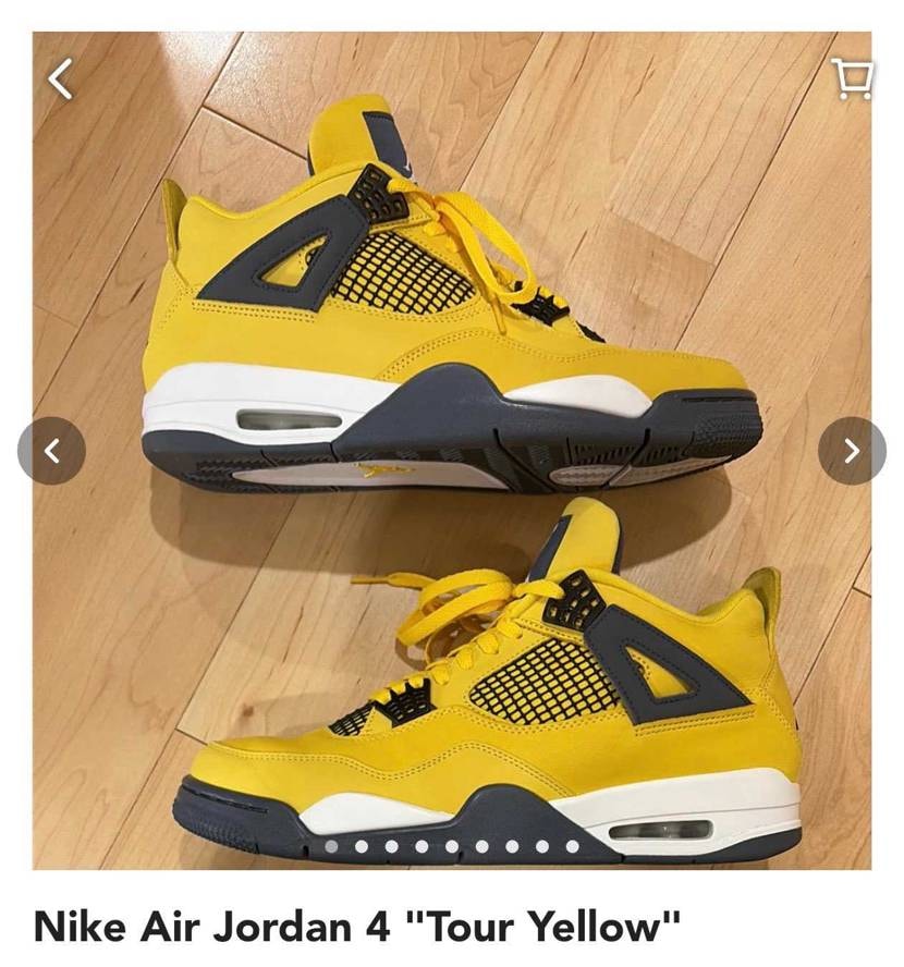 ナイキ GS エアジョーダン4 