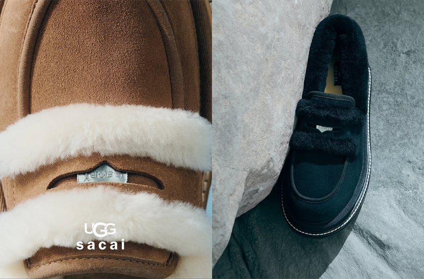 sacai × UGG Loafer 