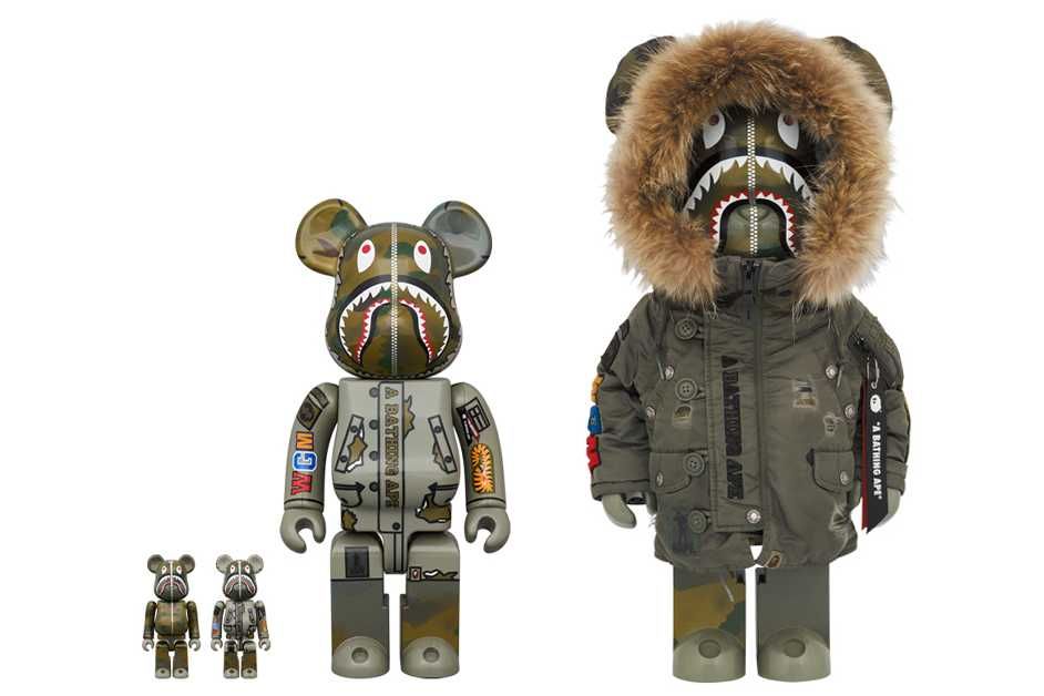 12/30発売｜A BATHING APE®︎ × ALPHA INDUSTRIES × BE@RBRICK CAMO