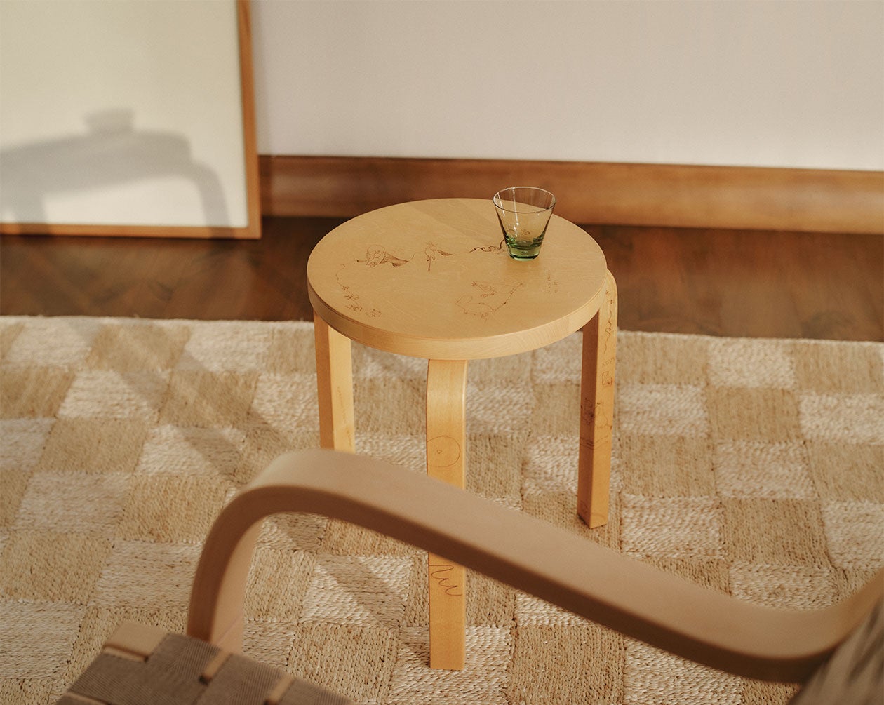 Artek + Moomin (アルテック＋ムーミン) Stool 60 Celebration | Artek