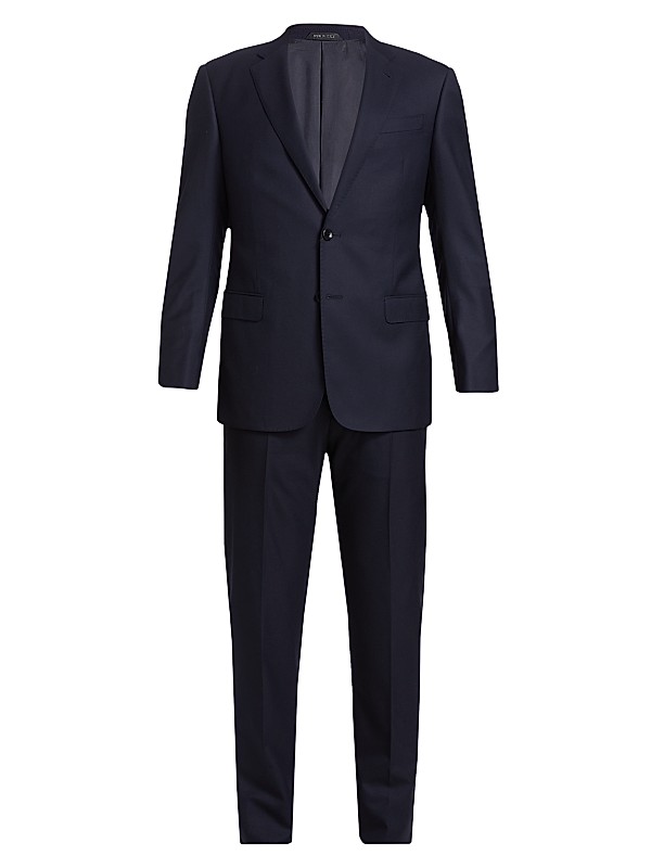 Giorgio Armani Wool Two-Piece Suit | Saks Fifth Avenue