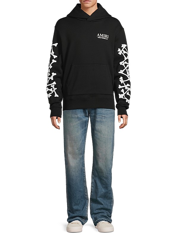 Amiri Bones Stacked Hoodie | Saks Fifth Avenue