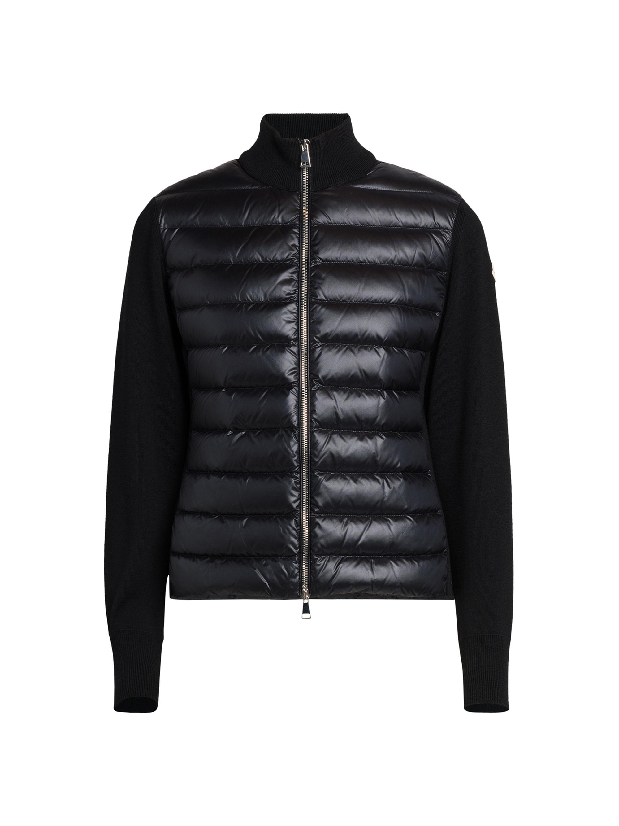 Moncler Short Down Knit Combo Jacket | Saks Fifth Avenue