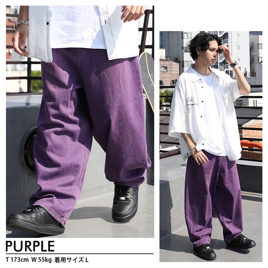 ワイドパンツ メンズ サルエルパンツ[品番：EH000006020]｜8（eight