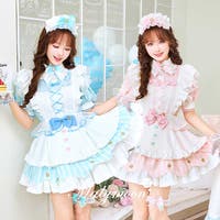 ブーケリボンジュエルピンクメイド[品番：MYMT0001144]｜Malymoon