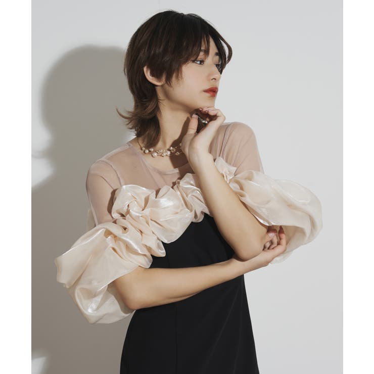 VOLUME RAFFLE DRESS[品番：MYTW0000030]｜My shawty（マイシャウティ