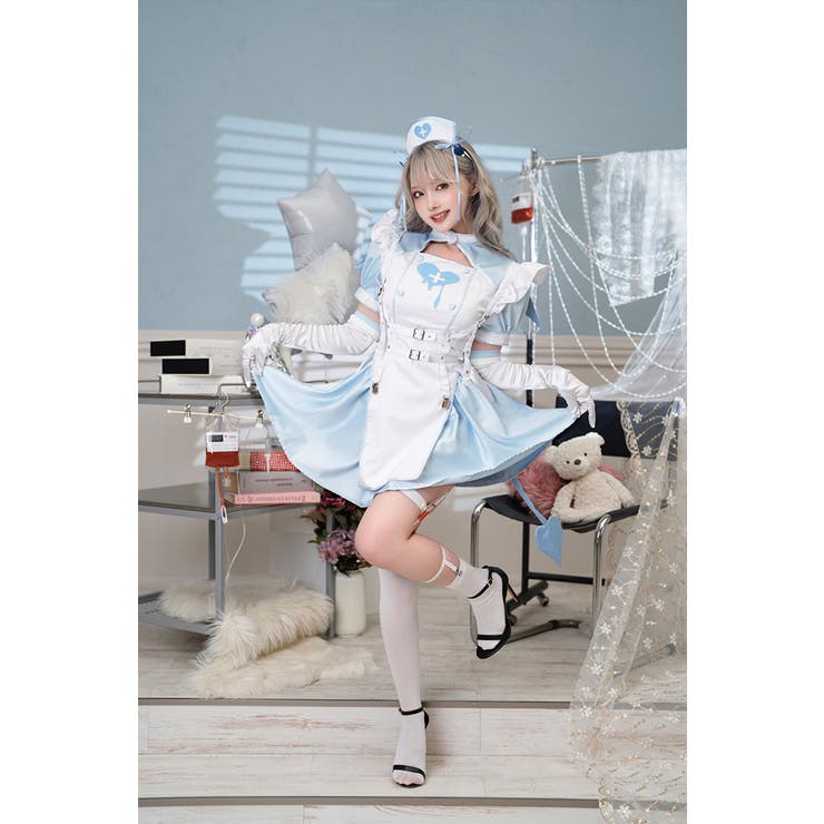 デビルハーネスナース《ハロウィンコスプレ9点セット》【Malymoon