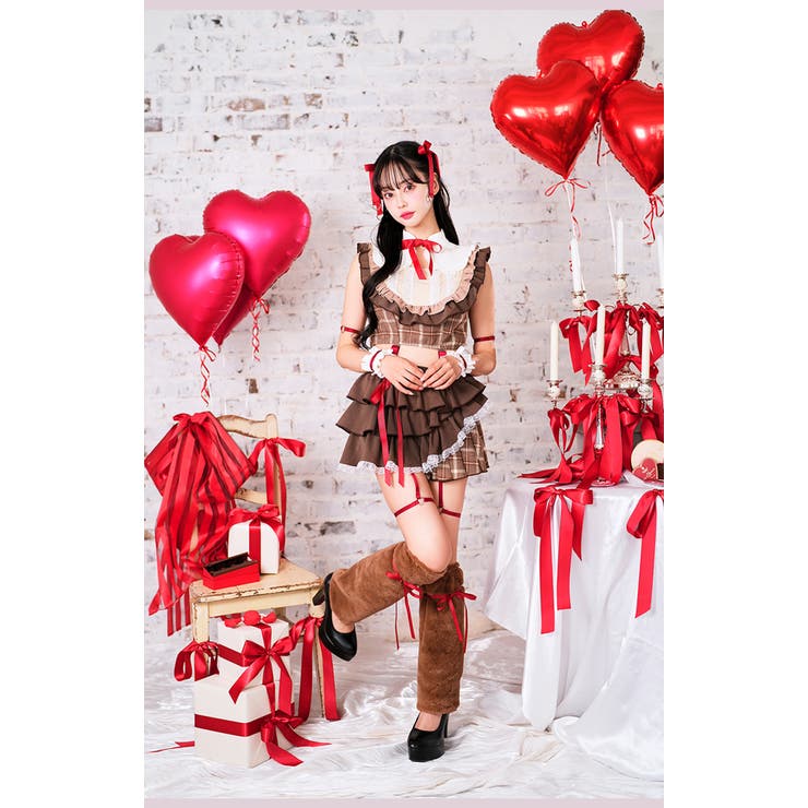 中村里砂着用】アイドルチョコレートメイド《ハロウィンコスプレ8点