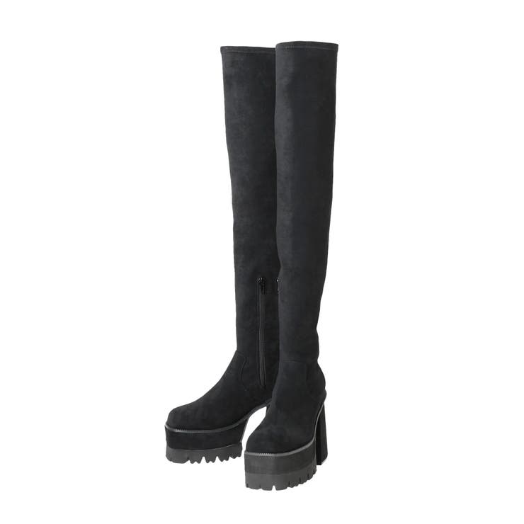 スクエアタンクロングブーツ[品番：MKSW0046598]｜EMODA（エモダ）の