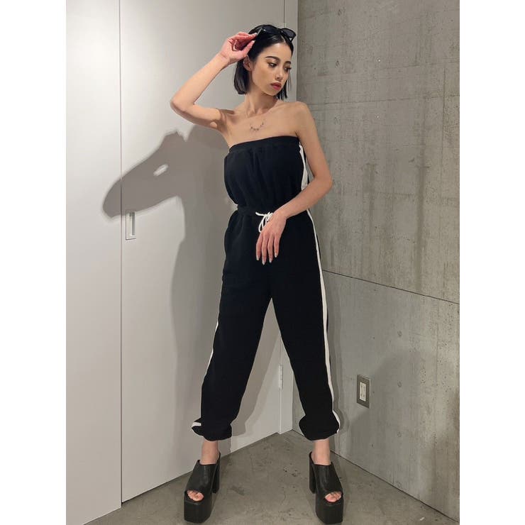 サイドラインベアロンパース[品番：MKSW0051372]｜GYDA（ジェイダ）の